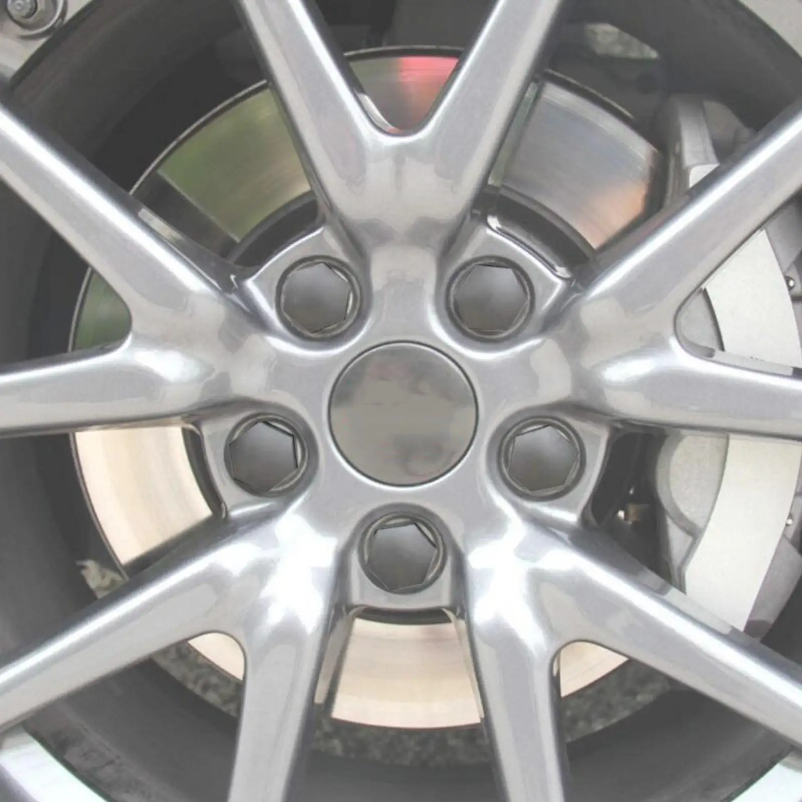 Wheel Nut Caps Wheel Nut Covers Screw Caps Bolt Nut Covers Auto Accessories Car Accessories 17MM 24Pcs Black/Grey Car Wheel Nut Cap Protection Covers Caps Tool Anti-Rust Auto Hub Screw Cover Tyre Bolt Exterior Decoration