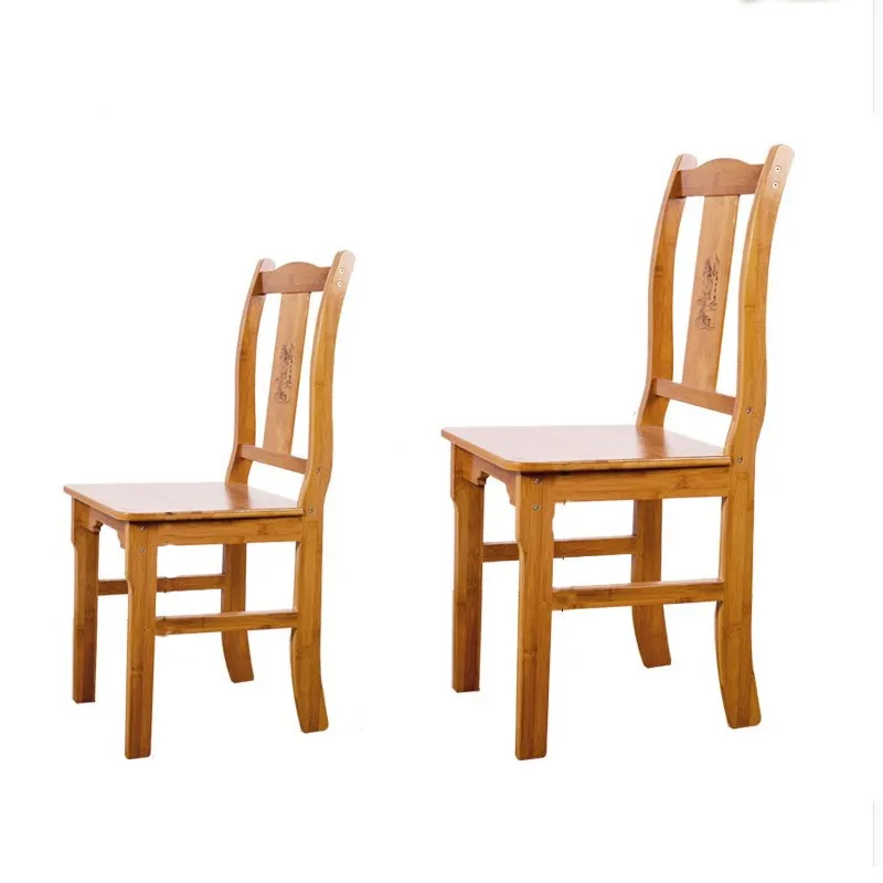 

Small wooden chair small bench stool bamboo bamboo home with backrest small chair square stool children bench solid wood chair