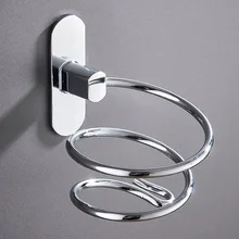 Дыропробивная сушилка для волос из нержавеющей стали подвесная полка для туалета полка для ванной комнаты Фен держатель напрямую от производителя S