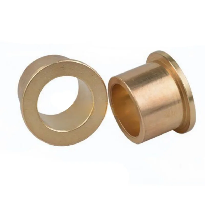 6pcs A=10mm B=16mm C=20mm copper-based alloy sleeve D=22mm E=3mm flange tube cover brass step shoulder bushing side bearing |