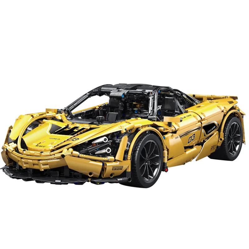 Technic Series McLaren P1 Orange Racing Car APP радиоуправляемая модель строительный блок мощный