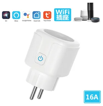 

New Remote Control Home WiFi Smart Power Socket Wireless Timer Switch Outlet EU Plug Smart Socket