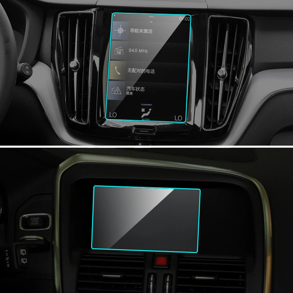 Автомобильный протектор экрана GPS навигации для Volvo XC60 2015 2019 внутреннее