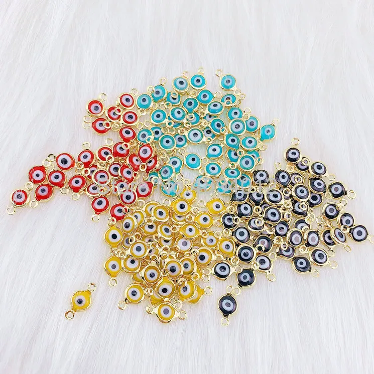 

100pcs or 200pcs, Jewelry Accessories, Eye Shape,For Bracelets, 4colors, Can Wholesale.