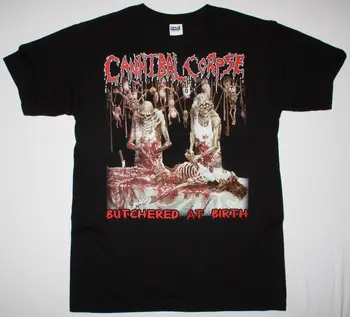 

CANNIBAL CORPSE BUTCHERED AT BIRTH DEATH METAL GRINDCORE NEW BLACK T-SHIRT