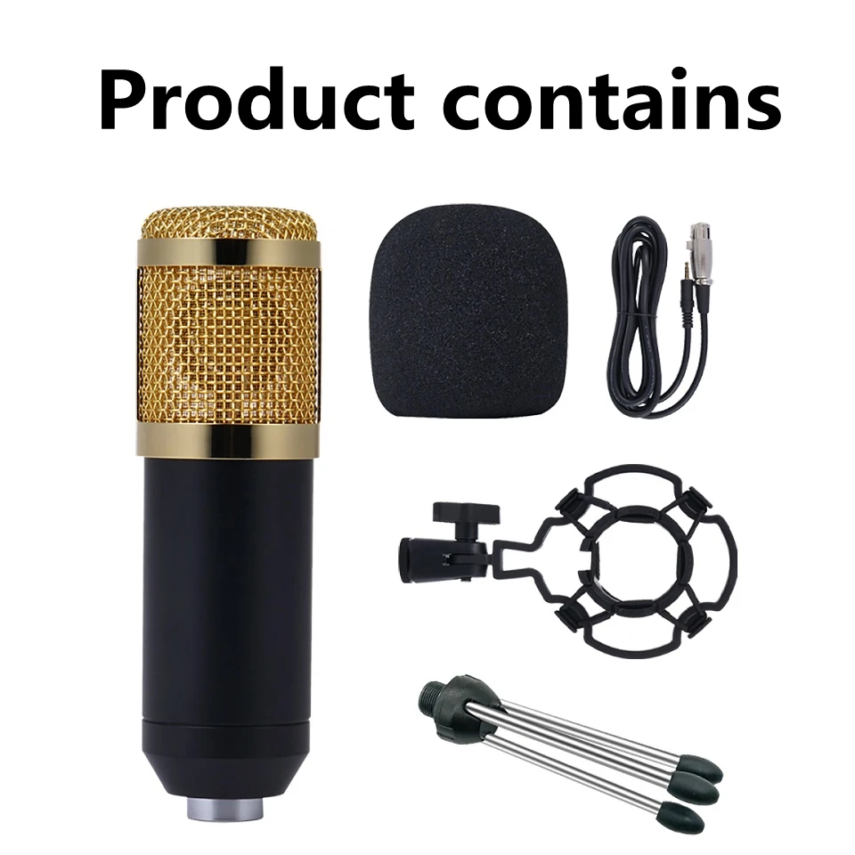 BM-800 Professional Condenser Microphone BM800 Microphone For Computer KTV Radio Braodcasting Singing Recording BM 800