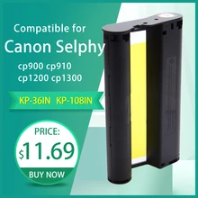 UniPlus чернильный картридж совместимый для Canon Selphy cp1300 cp1200 cp900 cp910 фотопринтер цветные чернила для Imprimante Selphy Canon