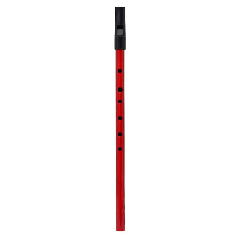 

Irish Whistle Ireland Flute whistle Tin whistle Key of D Penny whistle 6 Holes Flute Chanter Mini pocket Musical Instrument Red