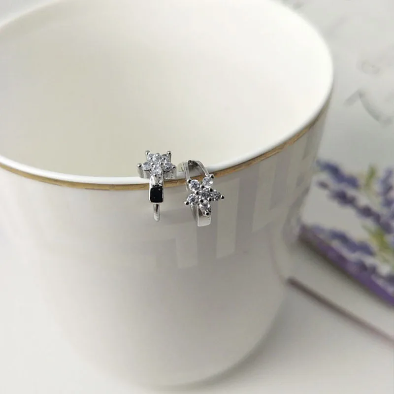Новое поступление вечерние стильные серьги-гвоздики женские милые Кристальные снежинки циркониевые серьги Роскошные серьги со стразами ювелирные изделия с пряжкой