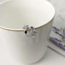 Новое поступление вечерние стильные серьги-гвоздики женские милые Кристальные снежинки циркониевые серьги Роскошные серьги со стразами ювелирные изделия с пряжкой