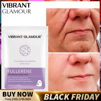 

Fullerene Oligopeptide Lyophilized Powder Face Mask Whitening Dilute Acne Marks Moisturizing Skin Reparing Face Mask Skin Care