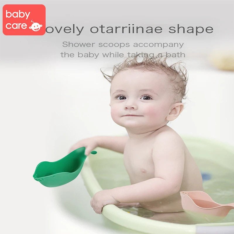 Babycare Baby Bath Cap Kids Washing Hair Shampoo Cartoon Whale Cup Children Shower Spoons Wash Hair Shampoo