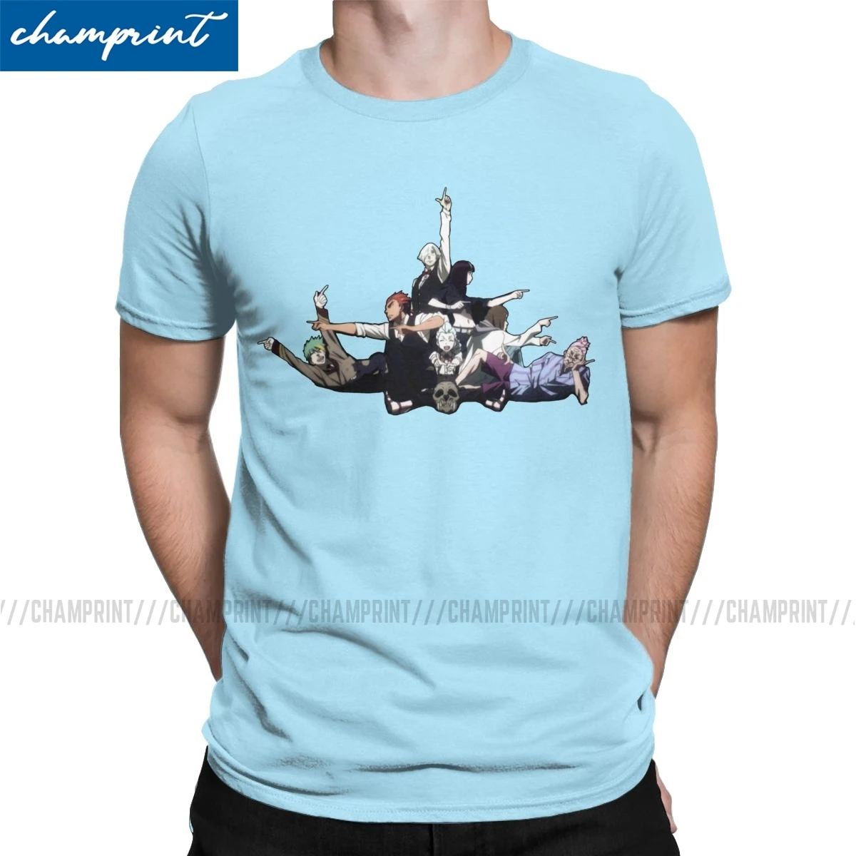 Death Parade мужские футболки Децим бар аниме юмор футболка с коротким рукавом