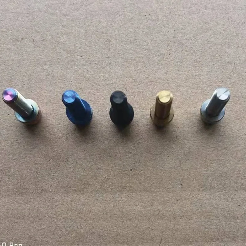 Lot De 5 Boulons En Titane M8 X 1,25 X 40 Mm - En Titane - Pour Vélo