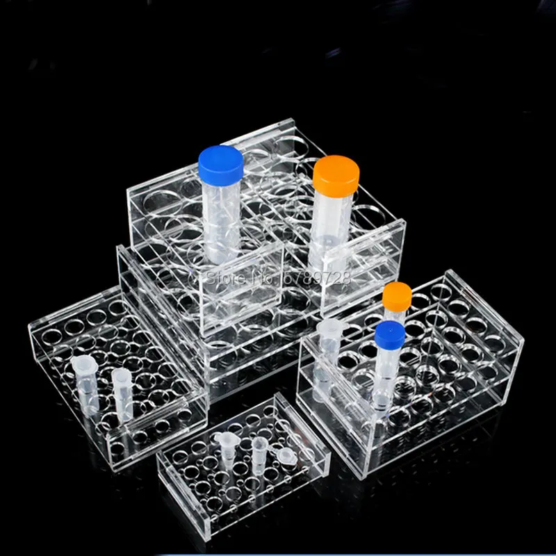 

1pcs Transparent plexiglass centrifugal tube holder Suit for 50ml 100ml 250ml Centrifuge tube