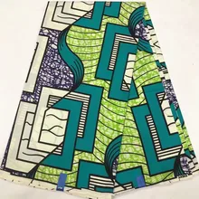 Java восковая печатная ткань Африканская восковая печатная ткань африканская ткань для платья 6 ярдов Хлопок Анкара ткань для лоскутного LJ-B2