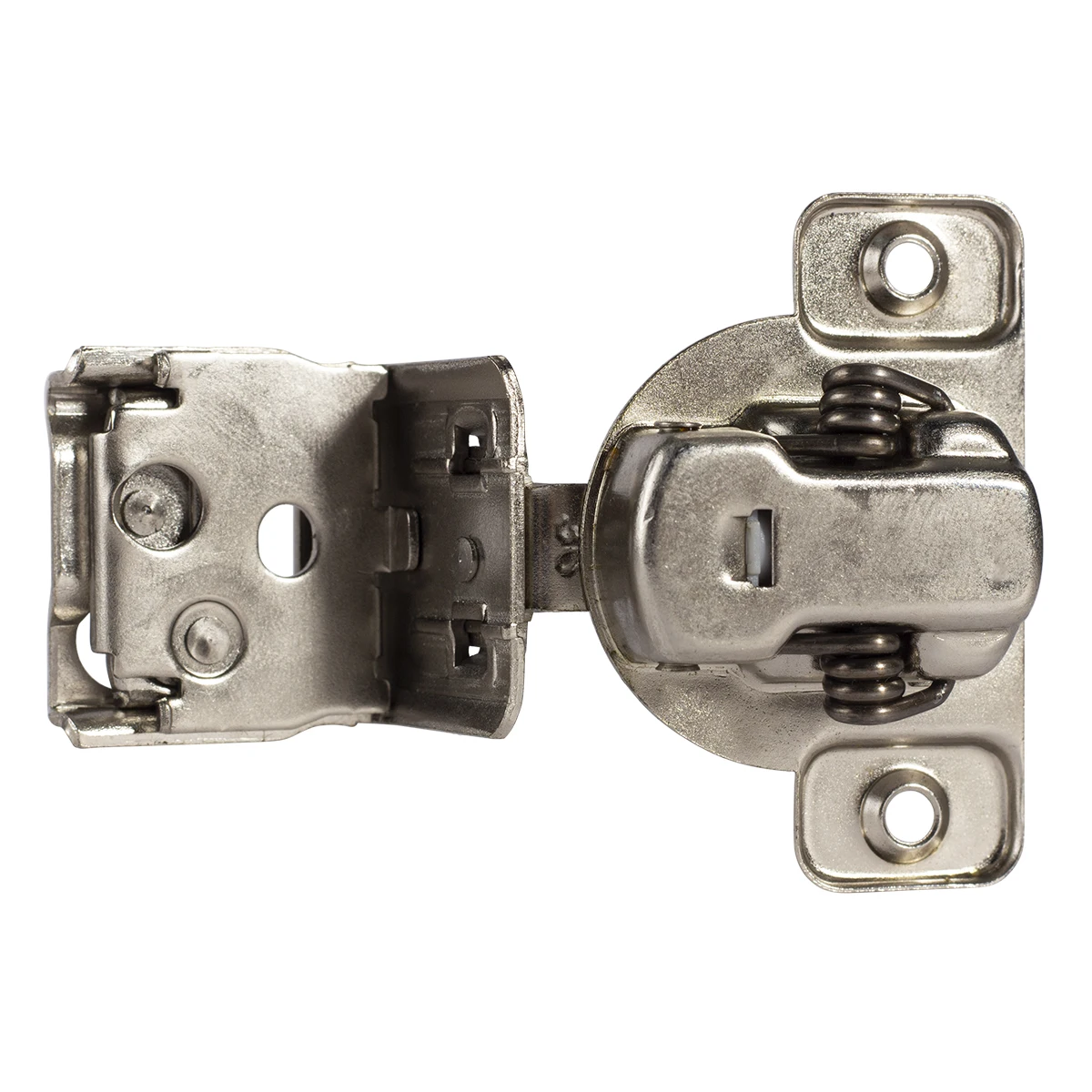 Furniture hinge cabinet door hinges cabinet hinges 2 PCS Lot Soft Closing Cabinet Hinge Satin Nickel for Kitchen Cupboard 1-1/2 inch Overlays Furniture Face Frame Door