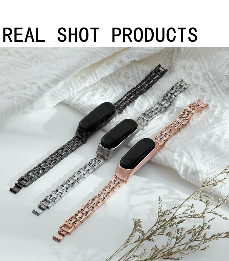 for Mi Band 5 4 3 6 Strap Compatible Xiaomi Mi Band 5 Strap Metal Stainless Steel Miband 6 Wristband Bracelet Global Version NFC for Mi Band 5 4 3 6 Strap Compatible Xiaomi Mi Band 5 Strap Metal Stainless Steel Miband 6 Wristband Bracelet Global Version NFC