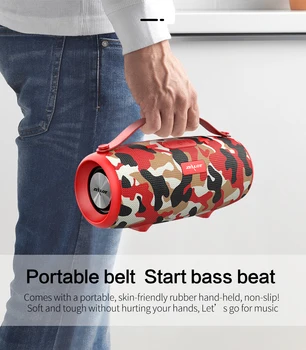 

new S34 portable bluetooth speaker subwoofer stereo wireless Boombox speaker music playback center box, support TF card, Aux usb