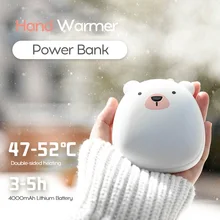 Мини-грелка для рук, внешний аккумулятор, зарядка через usb, карман, 5 В/2 А, внешний аккумулятор для телефона, долговечный, портативный, зимний, удобный, теплый, ручной нагреватель