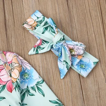 

Newborn Infant Baby Floral Sleeping Bags Warm Swaddle Wrap Swaddling Blanket Sleeping Sack Bag Outfit with Headband
