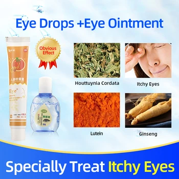 

12ml Houttuynia cordata Eye Drops Relax Massage Eye Care Cleanning Eyes Detox Eye fatigue/Dry eyes/eye Itching