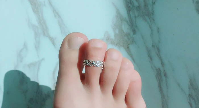 8PCS Tail Foot Ring Gifts Adjustable Open Toe Rings Set