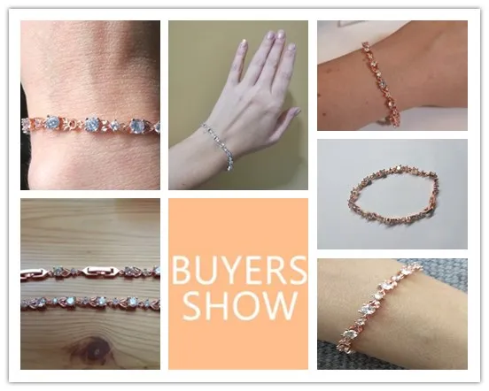 ZAKOL Exquisite Oval Zirconia Crystal Leaf Bracelet Bangles Shiny Rose Gold Color CZ Zircon Stone Jewelry For Girl Women FSBP134