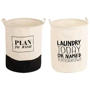 

Large Laundry Basket Couple Storage Barrel 40*50cm Laundry Storage Folding Basket Toy Clothes Storage Basket