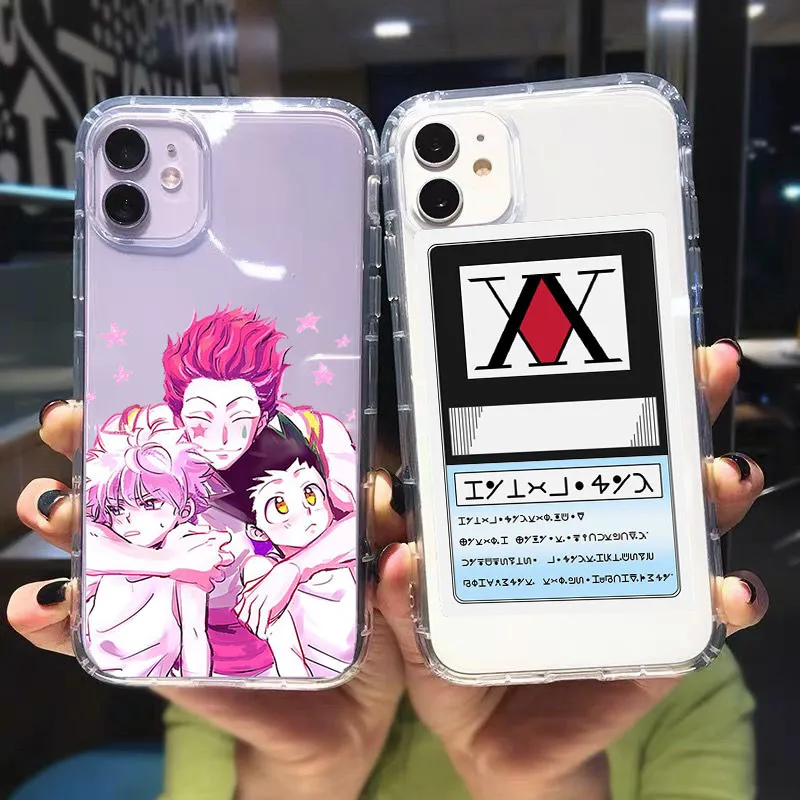 Мягкий противоударный чехол для телефона IPhone 12 11 Pro Max 6 7 8 Plus X XR XS MAX 13 Hunter HXH Anime 3
