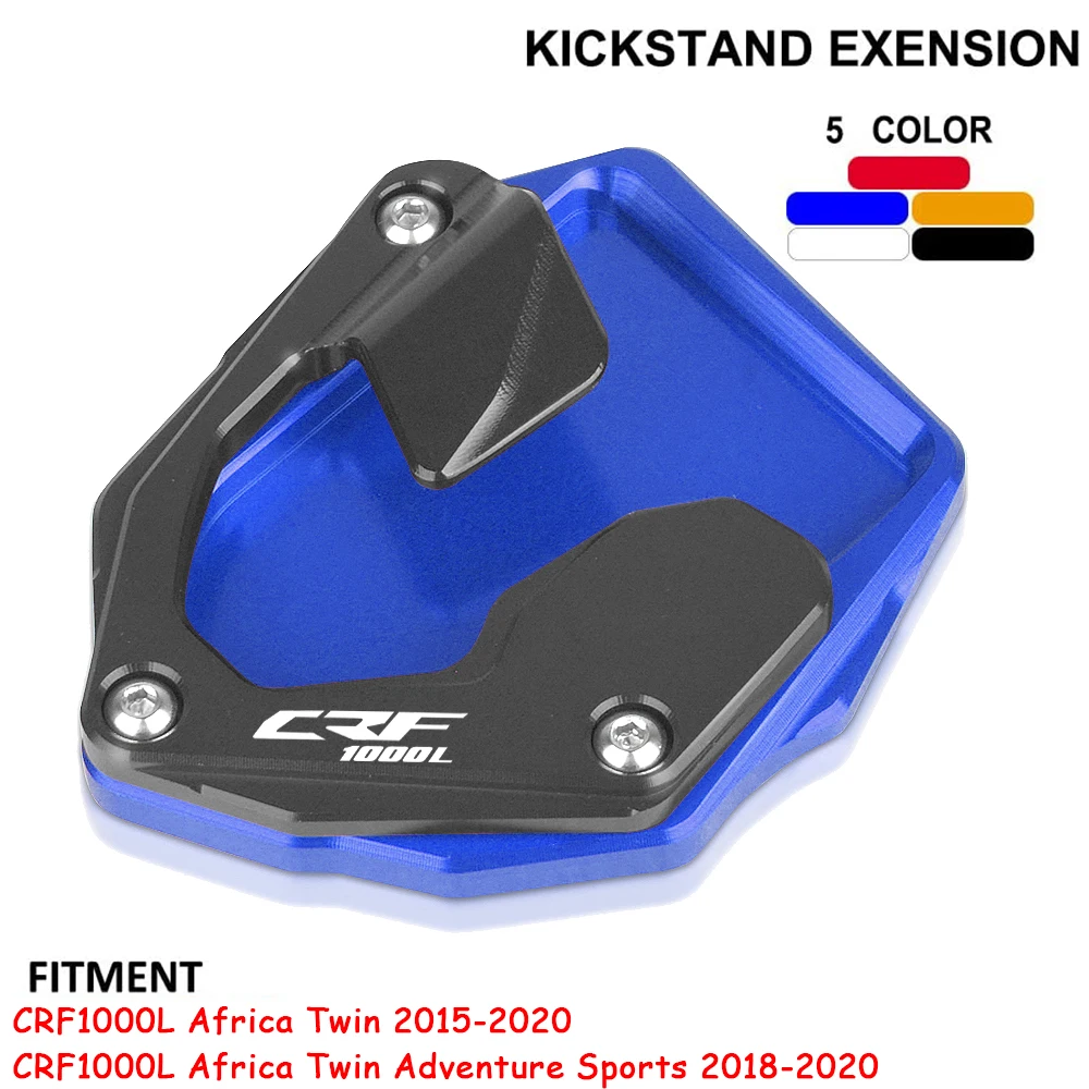

For Honda CRF1000L CRF 1000L Africa Twin 2015 2016 2017 2018 2019 2020 Kickstand Foot Plate Side Stand Extension Pad Enlarge