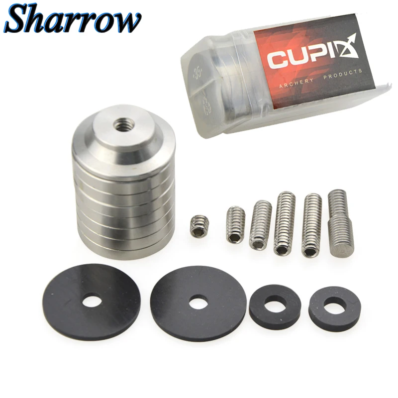 

Archery Balance Rod weight Stabilizer Counterweight Kit for Recurve Compound Bow Hunting Slingshot Reduce Vibration and Noise