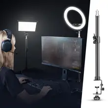 

Neewer Tabletop Light Stand Clip Stand 1/4inch Screw for Ring Light and LED Light, Aluminum Alloy, Adjustable 32-52cm
