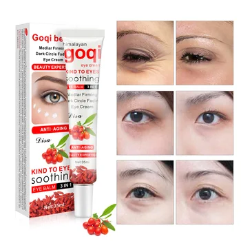 

Health Cream Goji Berry Eye Cream Accessories Dark Circle Anti-Puffiness Removal Anti-Aging Eye Skin Care For Dropshipping