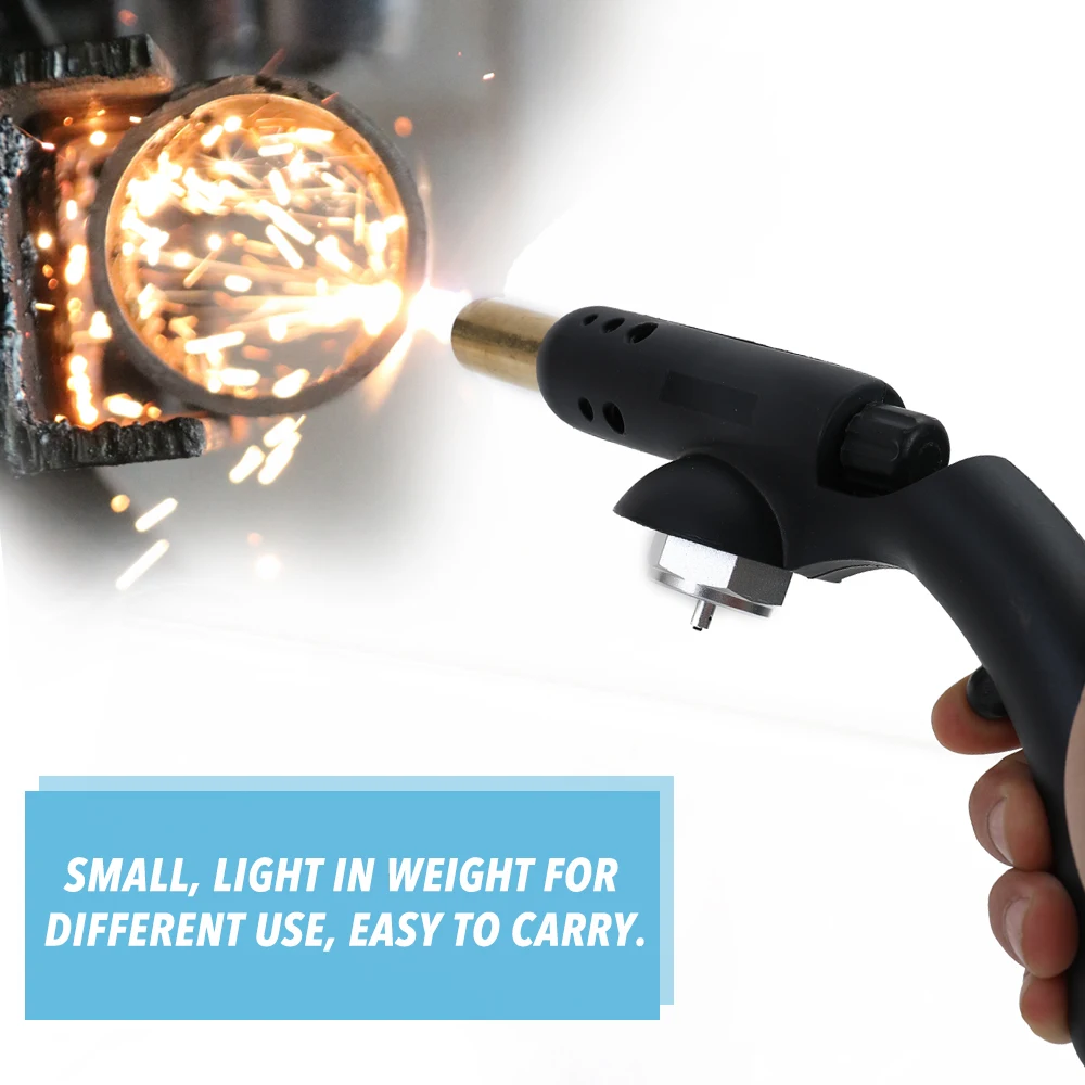 Multifunctional Portable Camping Burner MAPP Gas Torch Copper Fire Device Thawing Copper Lightweight High Temperature Heating