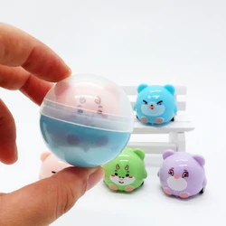 Jouet de dessin animé pour enfants, horloge infantile, coulissant à inertie, modèle de voiture, jouets pour enfants, cadeau d'anniversaire et de noël 