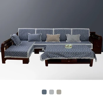 

Chenille Sofa Covers For Living Room Solid Sectional Sofa Cover Top Cover Fundas Quality Couch Sofa Elastic Decor Slipover Home