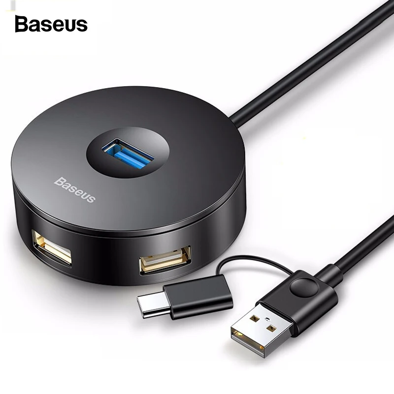 Baseus type C usb-хаб USB3.0 USB C концентратор для MacBook Pro Air концентратор USB type C usb 3,0 2,0 адаптер с Micro USB type-C HAB адаптер