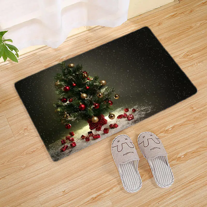 Home Textile 3D Carpet Indoor Door Mat Kitchen Bathroom Bedside Mats Rug Soft Flannel Christmas Dining Living Room Carpets - Цвет: No.4