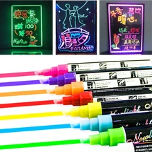 Меловые маркеры меловая доска стираемая беспыльная на водной основе нетоксичные жидкие ручки набор