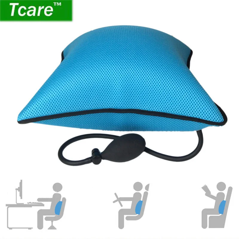 

1Pcs Portable Inflatable Lumbar Support Lower Back Cushion Pillows - for Office Chair and Car Sciatic Nerve Pain Relief