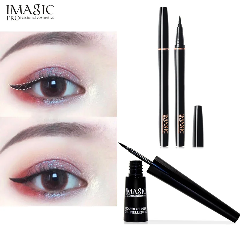 

IMAGIC Hot Selling Beauty Eyeliner Bronzing Small Waist Fashion Liquid Eyeliner Durable Waterproof Beginner Eyeliner