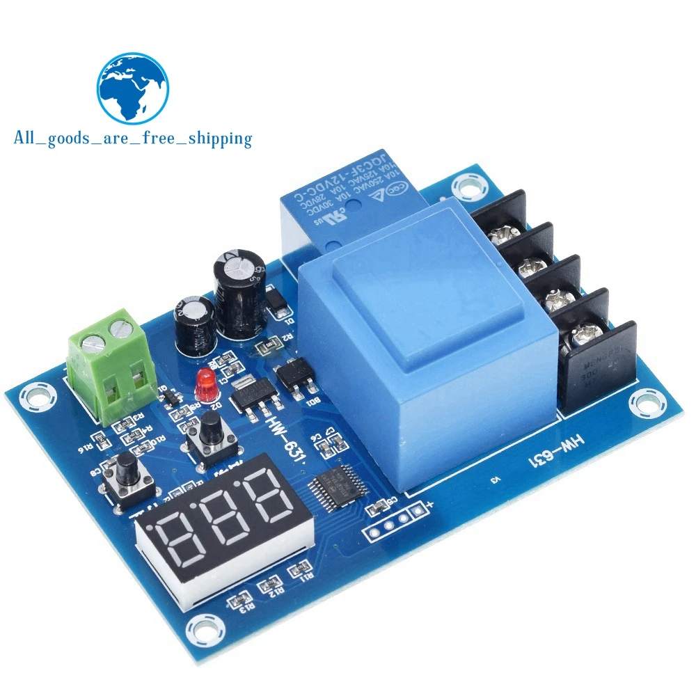 

XH-M602 Digital Control Battery Charging Control Module AC 220V Lithium Storage Battery Charger Control Switch Protection Board