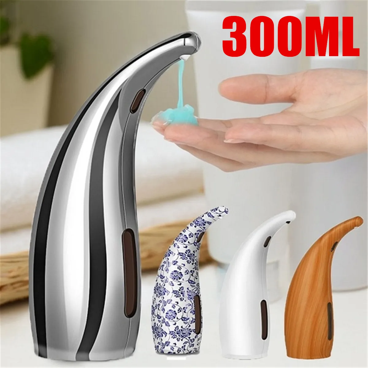 

Intelligent Liquid Soap Dispenser Automatic Induction Foam Washing Mobile Phone Infrared Sensor Kitchen Bathroom Tools