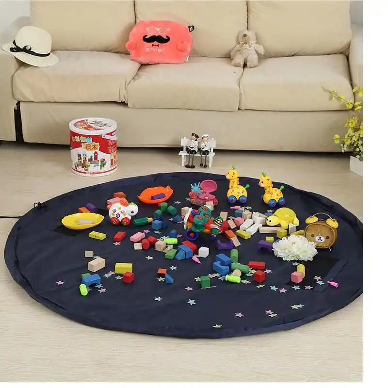 Portable Kids Lego Play Mat For Toys Fast Storage Bag And Game Pad