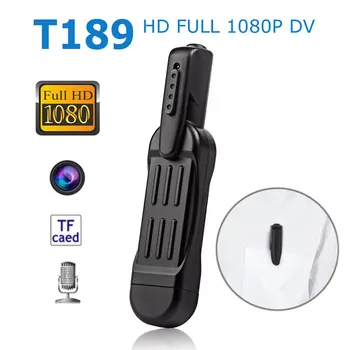 

T189 Mini Pen Camera HD 1080P Micro DV DVR Camcorder Vide Voice Recorder Motion Detection Micro Sport Pocket Cop Police Cam SQ11