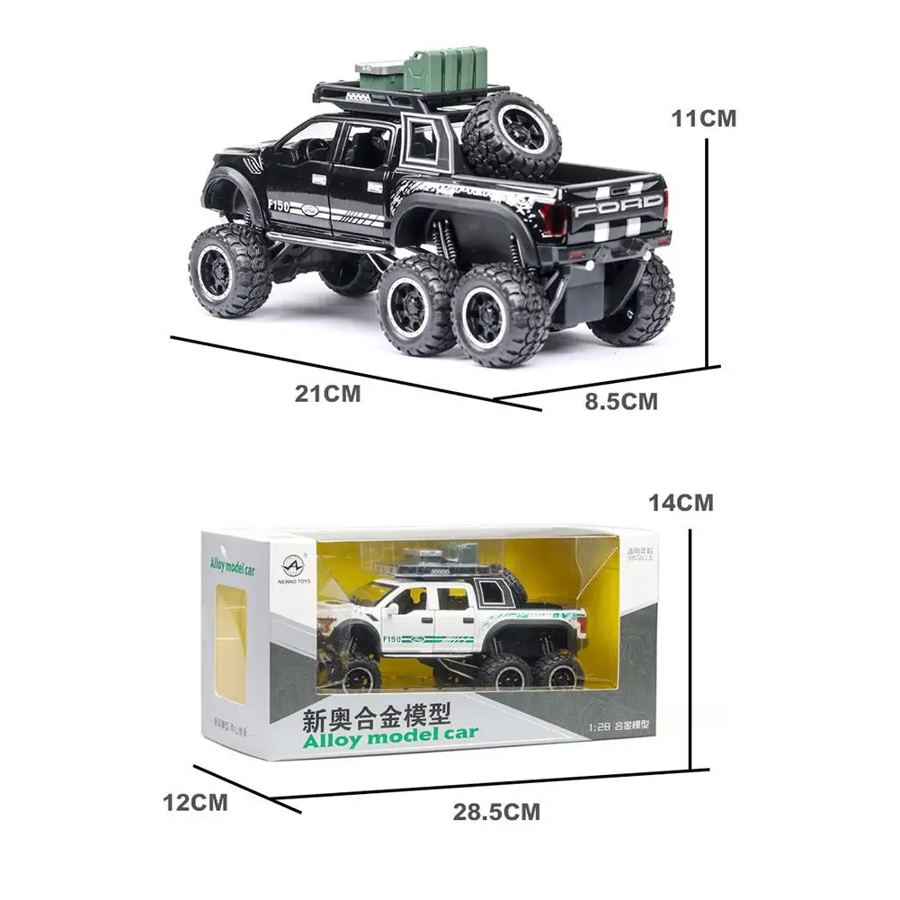 RCtown 1:32 имитация Raptor F150 Acousto-Optic стойкий сплав модель автомобиля детская игрушка для орнамента