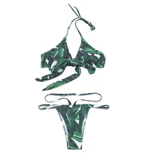 Женские купальные костюмы для девочек, эластичные купальные костюмы для бассейна, женские купальные костюмы s Бикини зеленого цвета, сексуальные женские дышащие купальники из полиэстера с разрезом