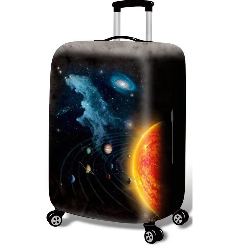 8Plume020 - L - Juste Anti Poussière Pour Valise De Voyage, Impression