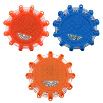 

Magnetic LED Emergency Car Strobe Lights Road Flares Warning Night Lights Roadside Disc Beacon LED Police Road LED Light